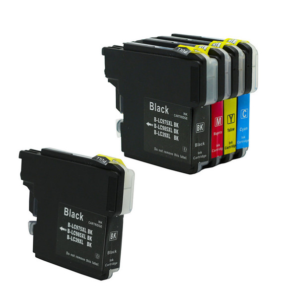 5PK LC985 LC975 LC39 Ink Cartridge Compatible For Brother DCP-J125 DCP-J315W DCP-J515W MFC-J415W MFC-J410 Printer Inkjet