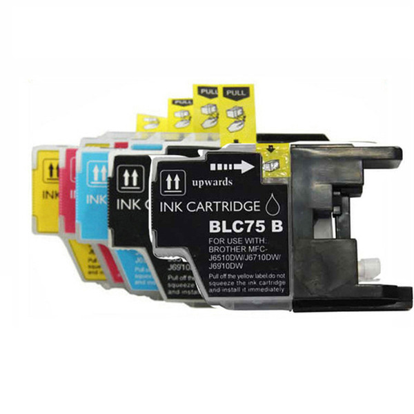 5PK LC75 LC79 LC1240 LC1280 LC73 LC77 Ink Cartridge Compatible for Brother MFC-J430w MFC-J435W MFC-J5910DW MFC-J625DW Inkjet