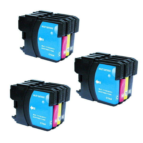 12x Ink Cartridge LC11 LC16 LC65 LC67 LC980 LC1100 Replacement For Brother MFC-J615W MFC-J615N MFC-670CD MFC-J700D MFC-J700DW