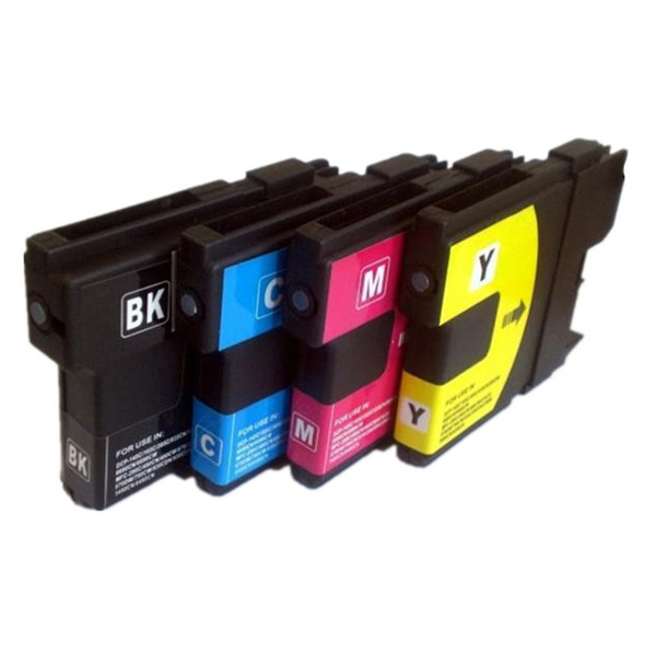 4PK Compatible Brother Ink Cartridges LC 1100 LC11 LC16 LC38 LC980 DCP DCP-535CN DCP-585CW 385C DCP-390CN DCP-395CN