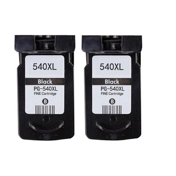 2PK PG 540 Black Ink Cartridges Re-Manufactured For Canon PIXMA MG4150 MX435 MX455 MX515 MX525 MG4250 MX375 Printer Inkjet