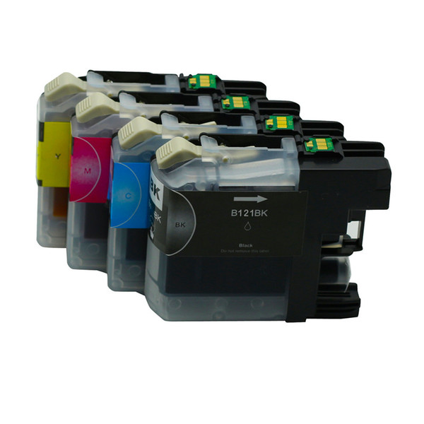 4PK Ink Cartridges LC121 LC 121 For Brother DCP-J552DW DCP-J752DW DCP-J132W DCP-J152W DCP-J172W MFC-J470DW MFC-J650DW Inkjet