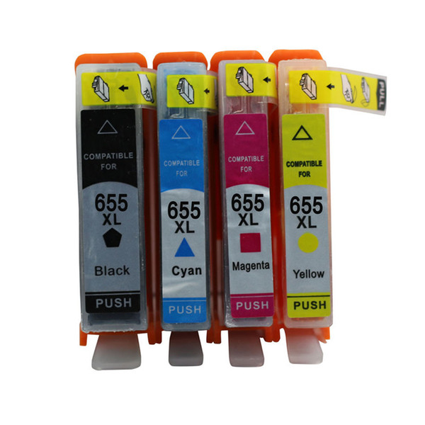 4x Inkjet Compatible for HP 655 655XL Ink Cartridges Ink Advantage 3525 CZ109AE CZ110AE CZ111AE CA112AE 4615 4625 5525 6520 6525