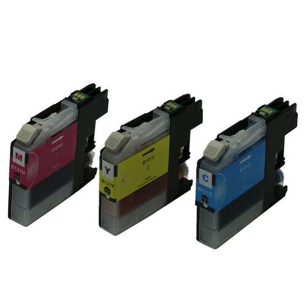 3x Ink Cartridges LC121 LC 121 Compatible For Brother MFCJ650DW MFCJ870DW MFCJ245 DCPJ752DW DCPJ132W DCPJ172W Inkjet Full Ink