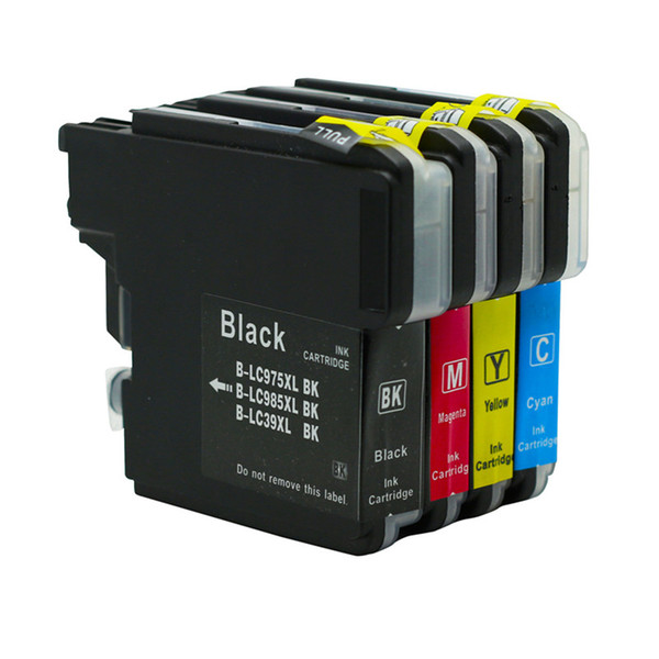 4PK Compatible For Brother LC985 LC 985 LC975 LC39 Ink Cartridges MFC-930CDN MFC-935CDN MFC-J950DN MFC-J415W Printer Ink