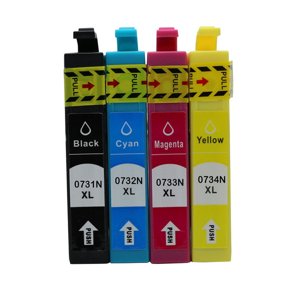 4x T0731N T0734N Ink Cartridges Compatible For Epson Stylus T13 TX121 C79 C90 C92 C110 CX3900 CX4900 CX5500 CX5600 CX5900 Inkjet