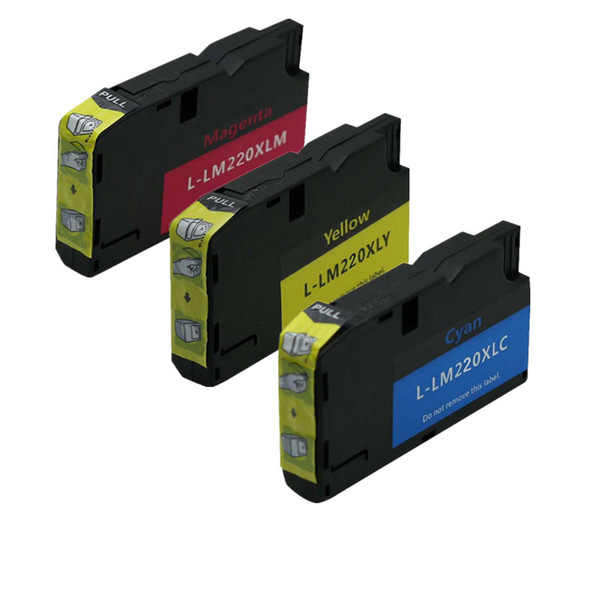 3PK Ink Cartridge Compatible For Lexmark 220xl Bulk Ink 35ml High Yield Inkjet Suitable 220 xl Office Edge