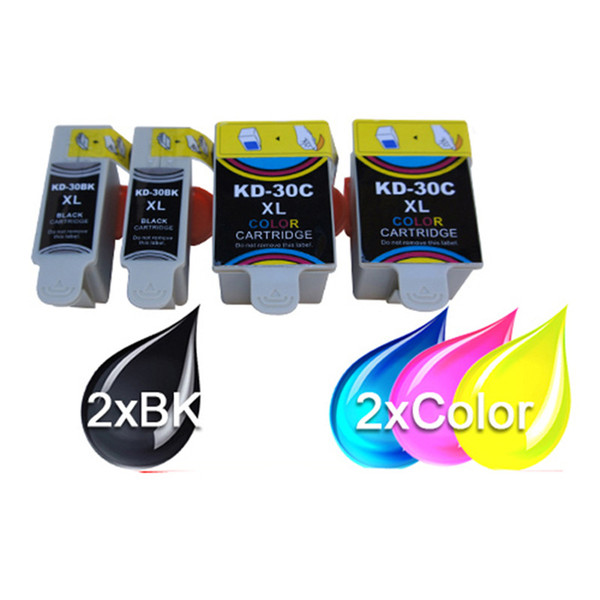 4PK Ink Cartridges Replacement For Kodak 30 30XL ESP C310 C110 C315 1.2 3.2 3.2S Office 2150 2170 Inkjet