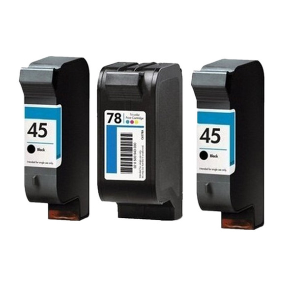 3PK Ink Cartridges Remanufactured For HP45 51645A 78 6578D Deskjet 920c 932c 1220cse Officejet Pro 1150c 170c 1175c g55 g85 g95