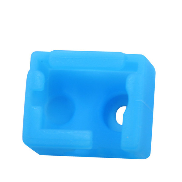 5pc Silicone Cover for Heater Block High-temperature Silicone Case Fit For E3D V6 3D Printer Parts Warm Keeping Blue Shoft