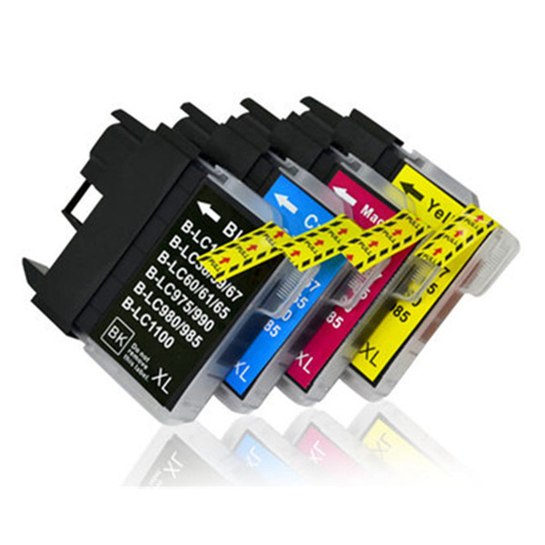 4PK Compatible for Brother Ink Cartridges LC 1100 LC11 LC16 LC38 LC65 LC980 DCP 385C DCP-390CN DCP-395CN DCP-535CN DCP-585CW