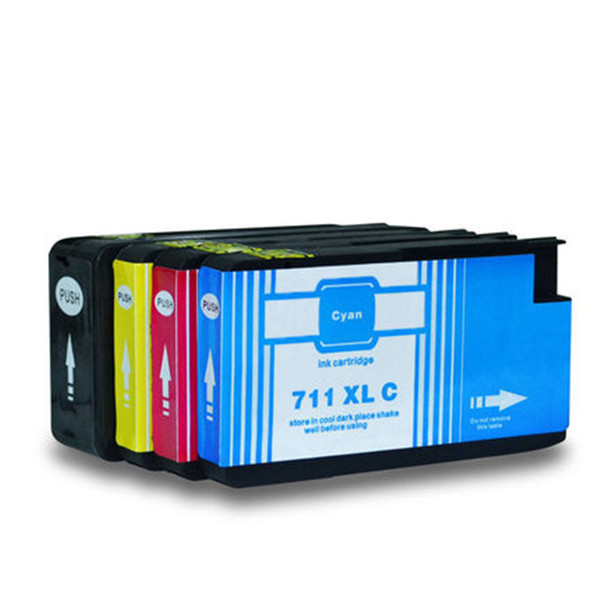 4PK Ink Cartridges Replacement For HP711 711XL Designjet T520 24 T520 36 T520 610 914 Inkjet Printers