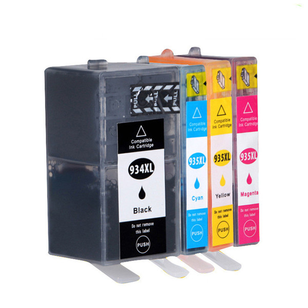 4PK 934 935 Replacement For HP934XL 935XL Ink Cartridges Officejet 6815 6835 6230 6812 6830 Inkjet Printer Cartridge