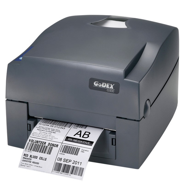 Godex ribbon printer G500U 203dpi thermal barcode label USB printer stickers paper clothes hang tag Impressora multifuncional