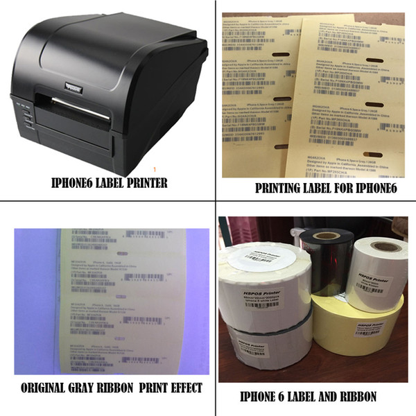 Professional New Phone Box Label Sticker bacode printer solution for iPhone 4 4S 5 5S 5C 6 6 Plus 6S 6S Plus 7 7+ 8 8+ X