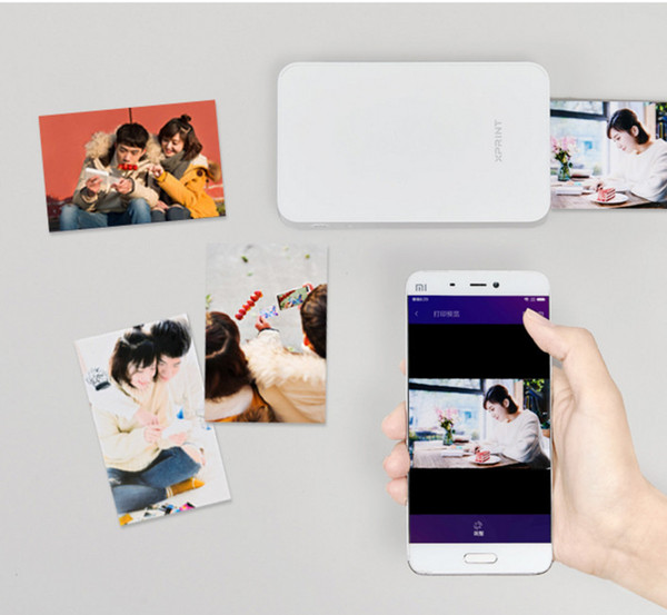 2018 New Arrival Bluetooth/NFC Wireless Mini Pocket Photo Printer, Mobile AR Video Photo Printer