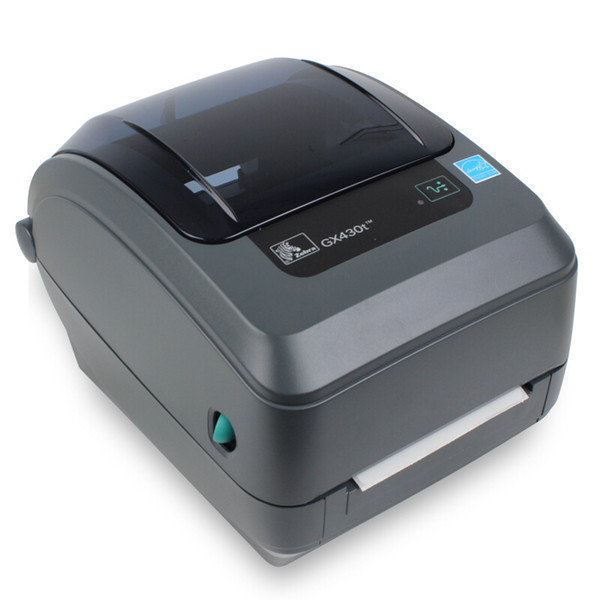 Original zebra GX430t desktop barcode printer 305dpi printer label thermal transfer 300dpi Jewelry tags free shipping