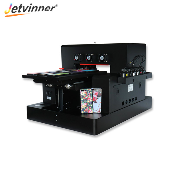 Jetvinner High Speed Automatic A3 Size Led UV Printer Inkjet Printers for Cylinder, Phone Case, Acrylic, Metal, Wood, Ceramic