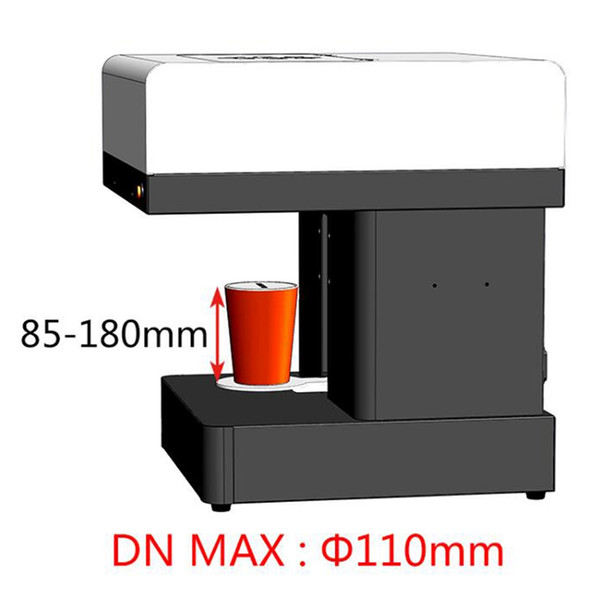 new 3D style printer Art Beverages coffee Food image Creative printer Coffee Pull Flower selfie coffee