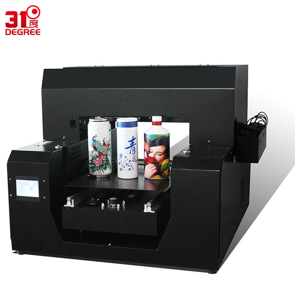 A3 UV With Cylinder Color Inkjet Printer Flatbed T Shirt Printing Machine 3d Emboss Phone Case Metal/Wooden/PVC Printers