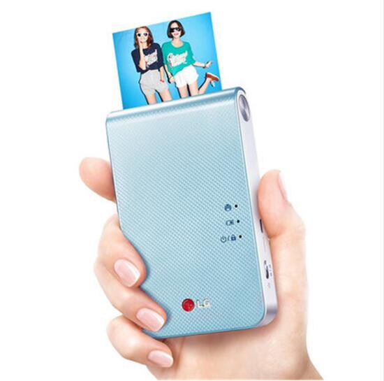 PD239 Portable Mini Pocket Photo Printer Wireless Bluetooth Support Android iOS Smartphone Color Printing Blue/Pink/Gold/Yellow