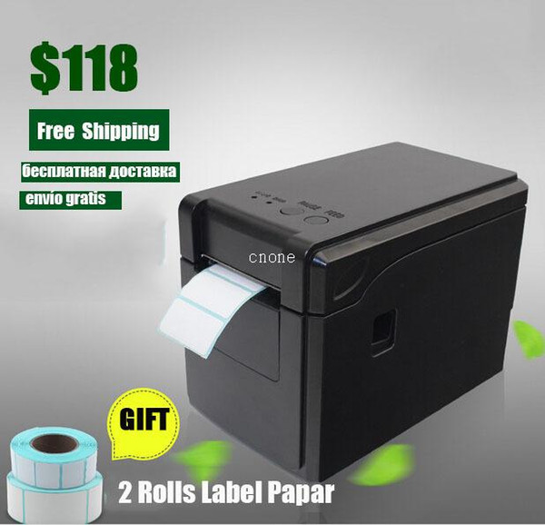 GP-2120T Thermal Barcode Printer price label printer for supermarket and vendor with free 2pcs thermal adhesive sticker