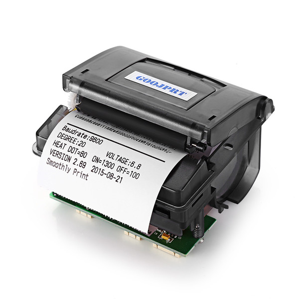 GOOJPRT QR203 58mm Micro Receipt Thermal Printer RS232+TTL Panel Compatible with EML203