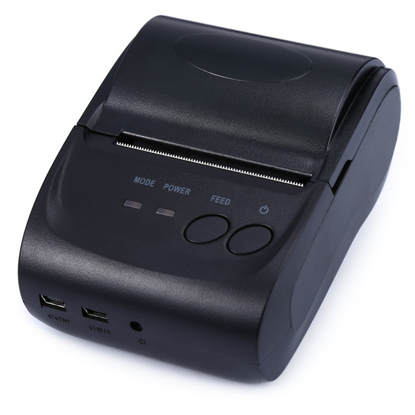 ZJ - 5802LD Mini Portable Android Bluetooth Port 58mm Thermal Receipt Printer Auto Sleep and Awake For Outdoor Work Environment