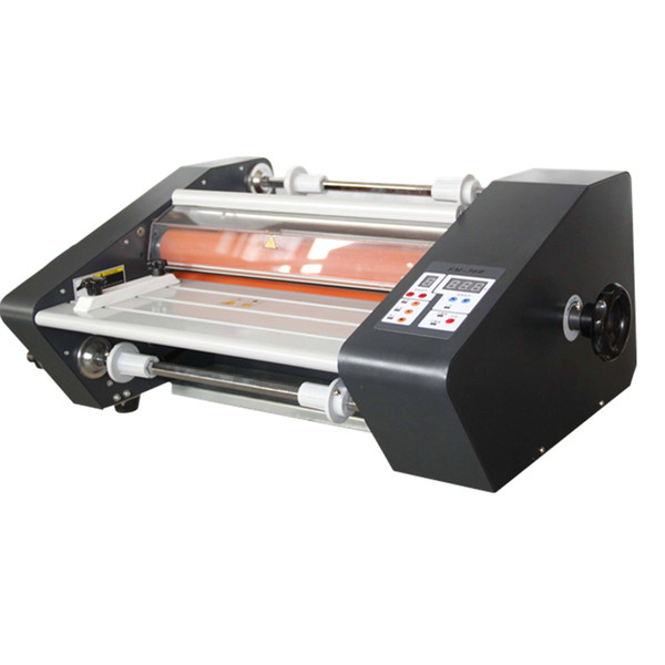 NDL-FM360 340mm wide format laminating machine with Four rubber rollers