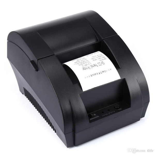 Label printer Mini 58mm Thermal Printer Ticket POS Thermal Receipt Printers USB Interface Restaurant Bill Printer