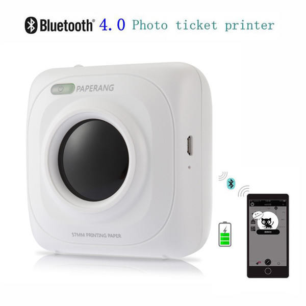 Portable Printer Bluetooth Wireless mini Photo Printer Hot sale Wireless Pocket Connection Printer 1000mAh Lithium-ion Batter