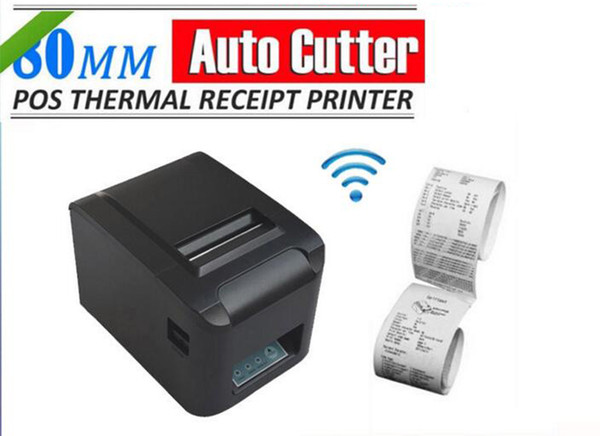 Portable Wireless Thermal Printer Compatible With Paper 80MM WIFI Thermal Printer POS8320 Low-noise and High-speed printing With Auto Cutter