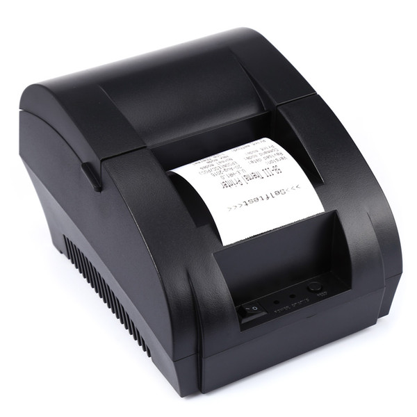 Portable 58mm Printer USB POS Receipt Thermal Printer Low Noise Suitable for All Types of POS Systems for Supermarket