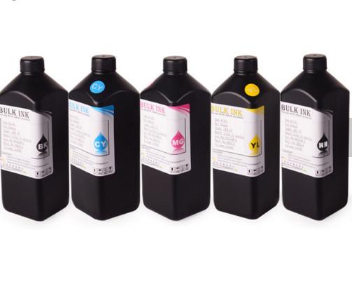 5 Colors LED UV Ink For Epson 1390 L800 1400 1410 1430 1500W R280 R290 R330 L1800 UV LED Printer