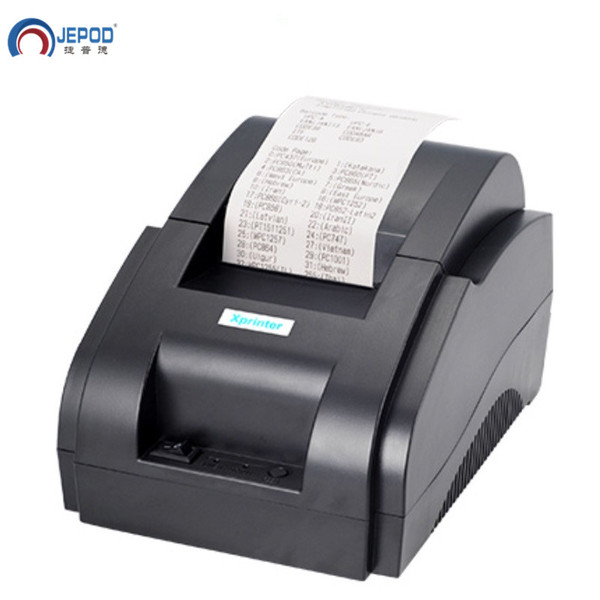 Promotion! Xprinter XP-58IIH black Direct Thermal USB/USB+bluetooth port 58mm high quality cheap direct ticket bill thermal receipt printer