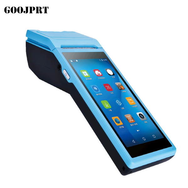 Free shipping GOOJPRT Mini Pos thermal printer Barcode Scanner Handheld POS Terminal wireless bluetooth wifi Android PDA 3G Distribution