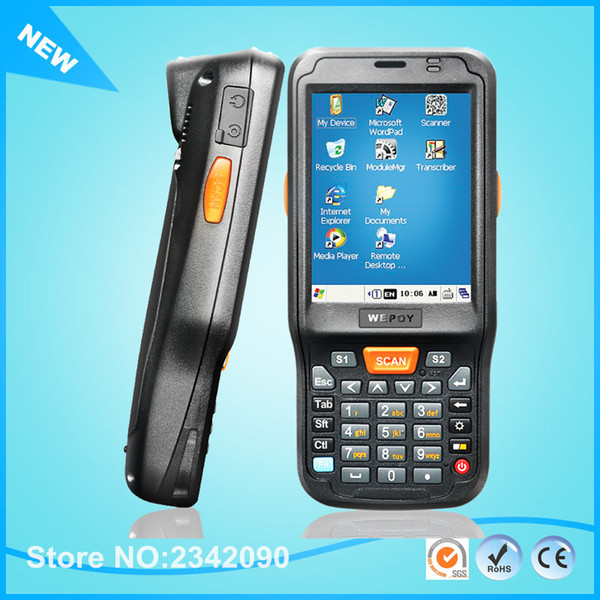 Wholesale- Windows CE 6.0 OS. 1GHz Rugged Handheld Data Collector PDA For 1D Barcode Scanner with wifi,bluetooth 4500mAh GPS RFID 3G Camera