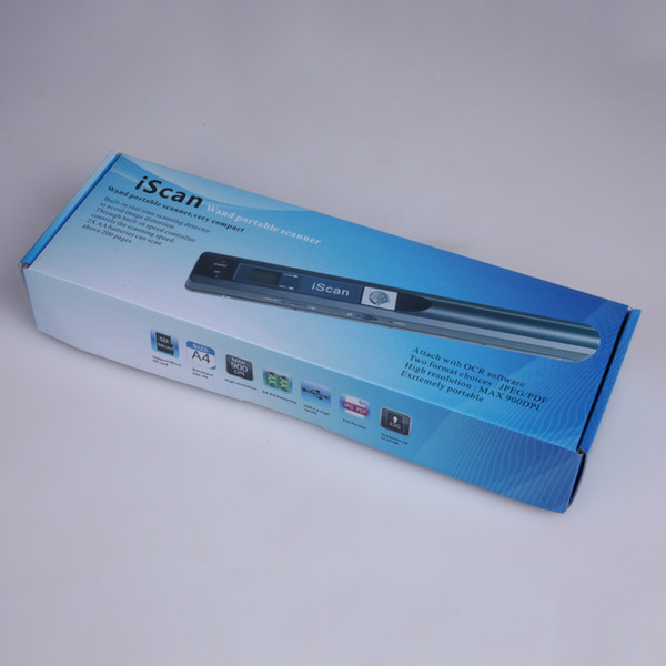 2018 NEW Portable scanner 900DPI JPG and PDF formate A4 book scanner Iscan mini handheld document scanner