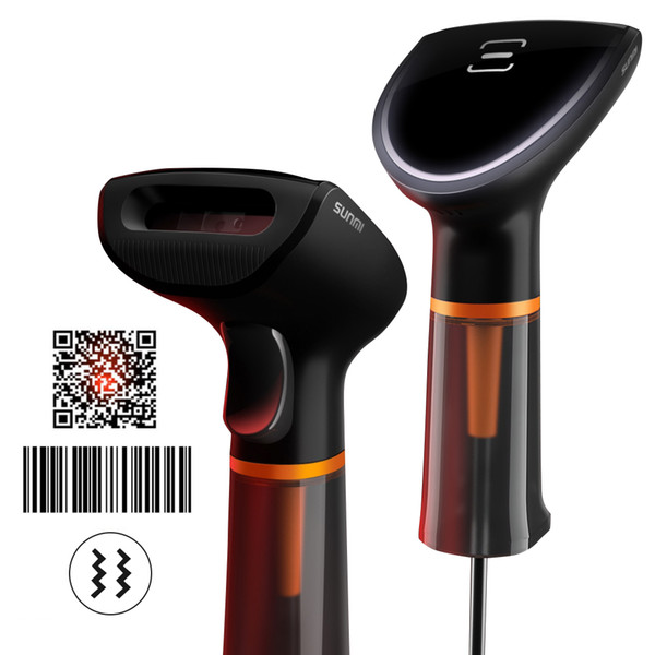 Sunmi Handheld Barcode Scanner 2D wired QR Code reader USB 1D Bar Code Scanner Support Data Matrix PDF417 With Buzzer