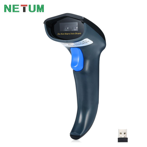 NETUM W6 2.4GHz Wireless Barcode Scanner 1D Handheld Scanning Reader