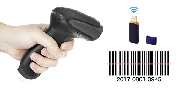 Wireless Laser Barcode Scanner Lector Inalámbrico de Largo Alcance para PUNTO de VENTA y de Inventario-NT-2028