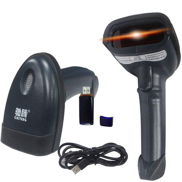 Portable POS Wireless Laser Barcode Scanner Long Range Cordless Bar Code Reader For Supermarket and Warehouse - CT980N