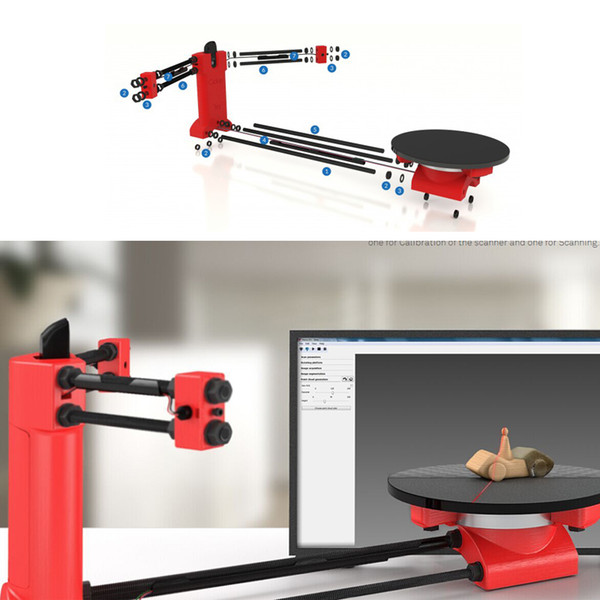 Ciclop 3d scanner DIY full kit Open source Portable desktop scanners