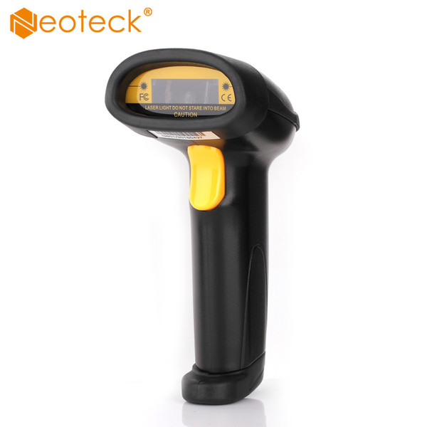 Neoteck Barcode Scanner USB Barcode Reader Long Range High Speed Optical Laser Compatible with Mac Win10 Win7 iOS7 Linux