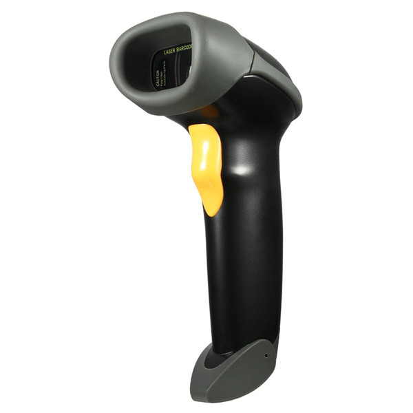 Symcode USB Automatic Barcode Scanner Scanning Bar code Reader with Hands Free Adjustable Stand Black