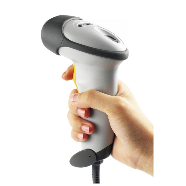 Symcode USB Automatic Barcode Scanner Scanning Bar code Reader with Hands Free Adjustable Stand White