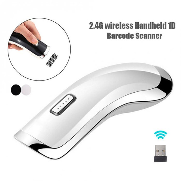 M2 LED Barcode Scanner 2.4G Wireless Handheld IP30 1D 2D QR/QM USB Barcode Reader XXM8