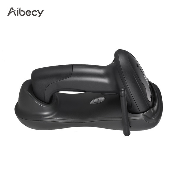 Aibecy 433M Wireless Barcode Scanner Handheld 1D Bar Code CCD Scanner Reader Max 500m/ 1795ft Long Transmission