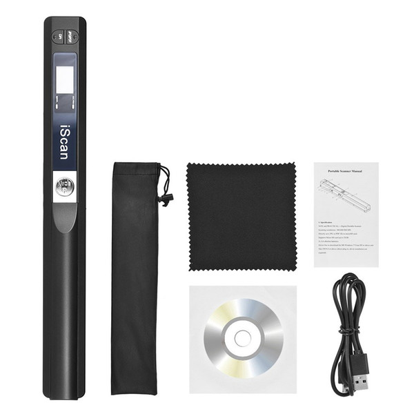 Wholesale Portable Scanner 900DPI Handheld A4 mini Document scanner JPG and PDF formate Barcode Scanner pen