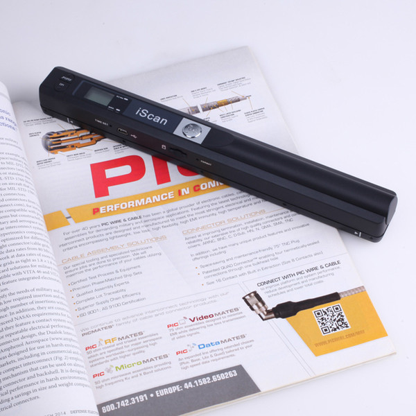 Portable scanner 900DPI JPG and PDF formate A4 book scanner Iscan mini handheld document scanner